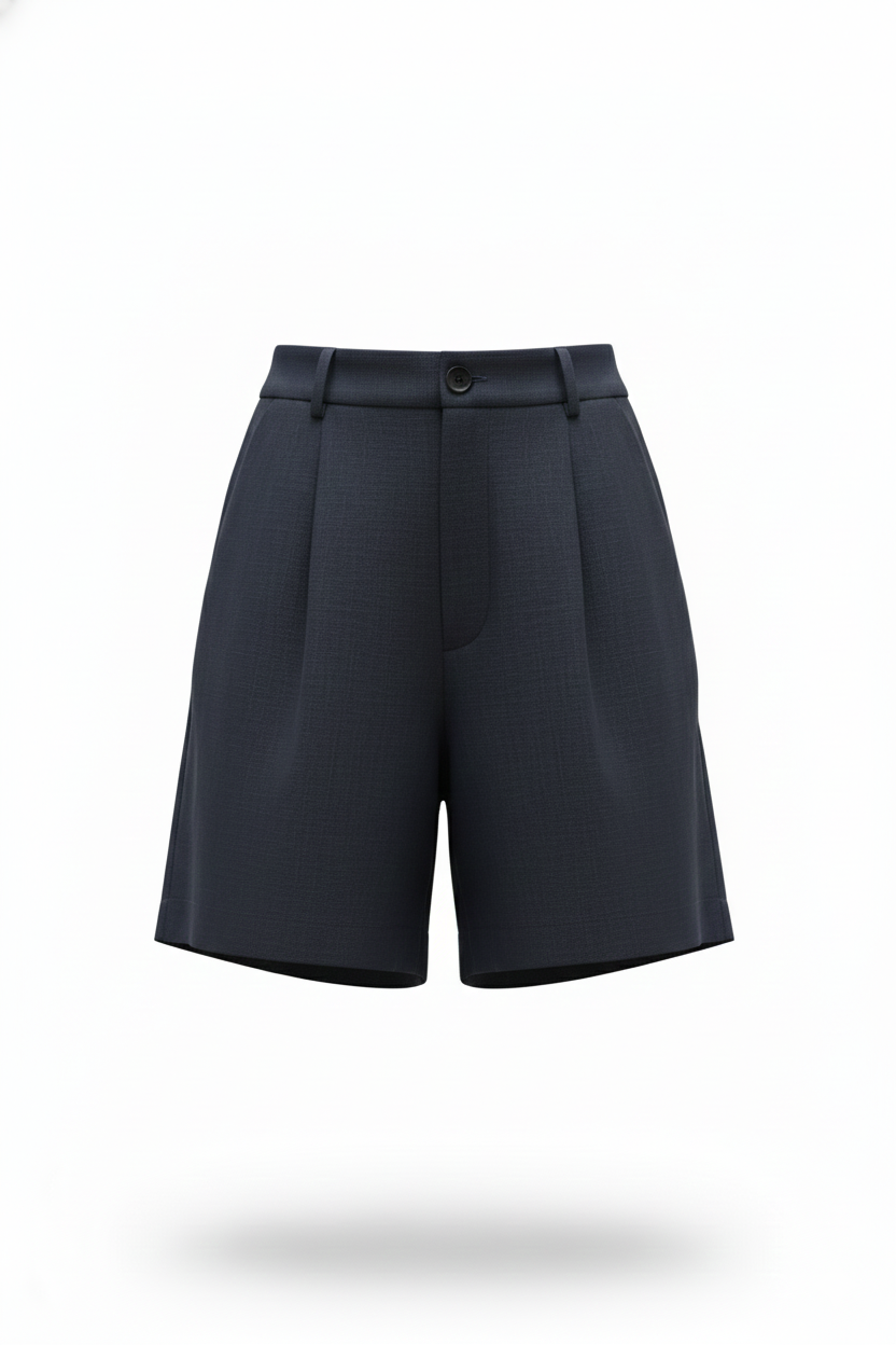 short Camille 100% linho feminino pronta entrega