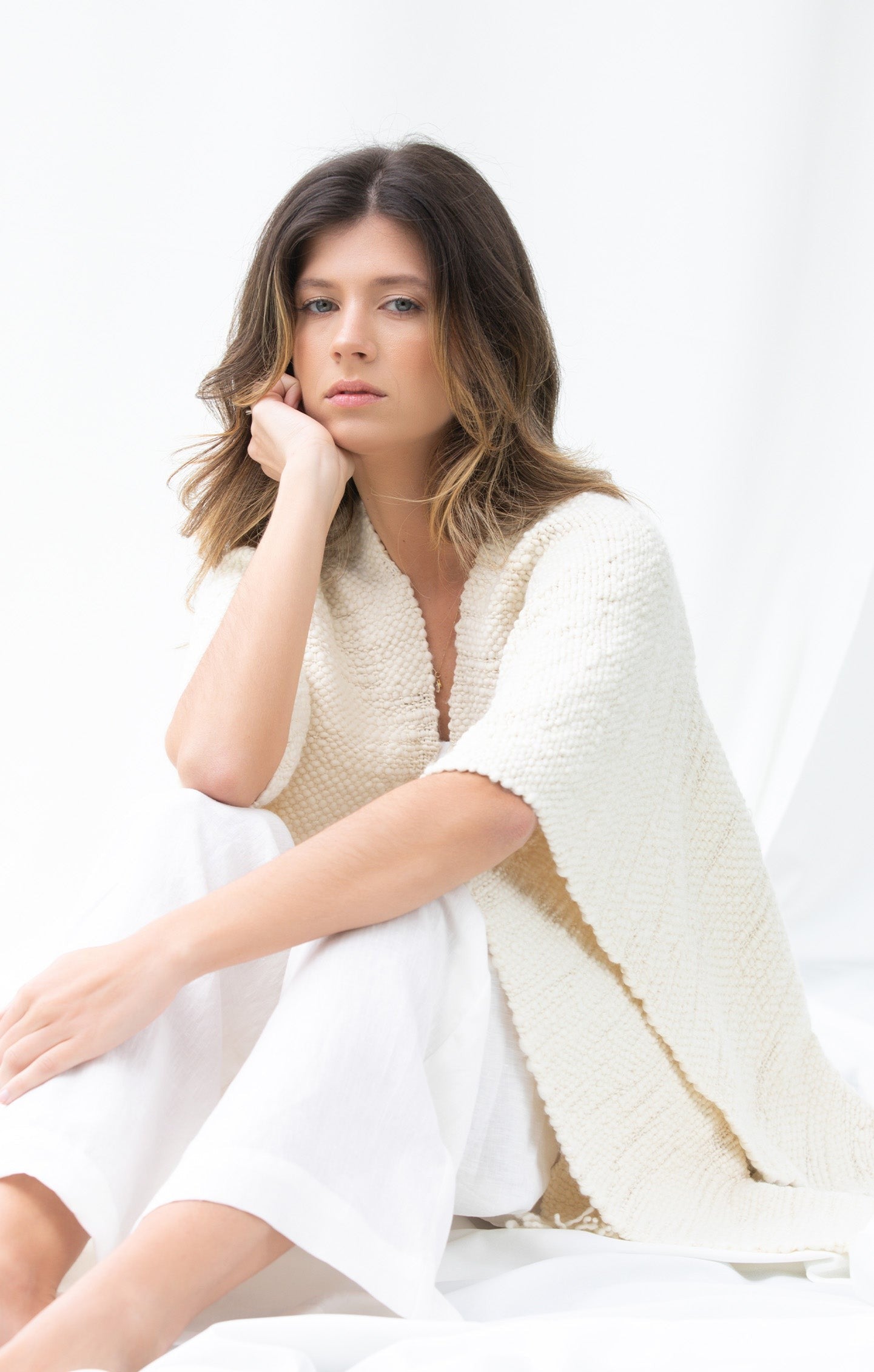 ruana lã merino feminina viento