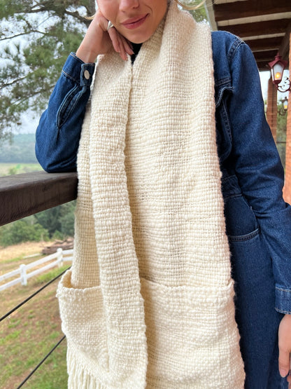 manta lã merino feminina Alba